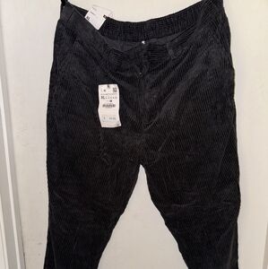 Zara gray corduroy pants XL
